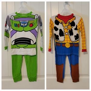 Set of Toy Story Pajamas 2 Pairs size 5T